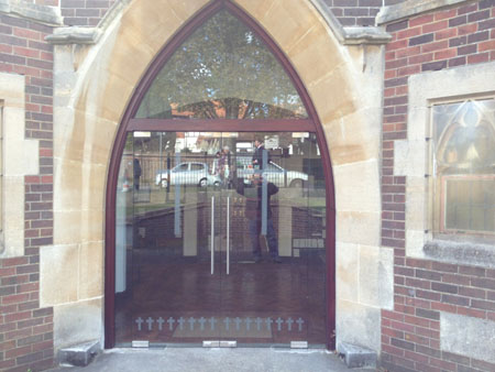 Toughened Church Doors