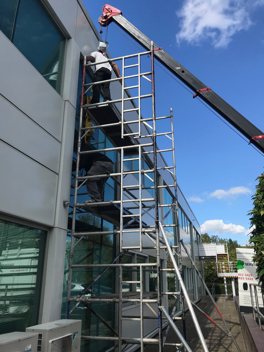 Replacement glass panel