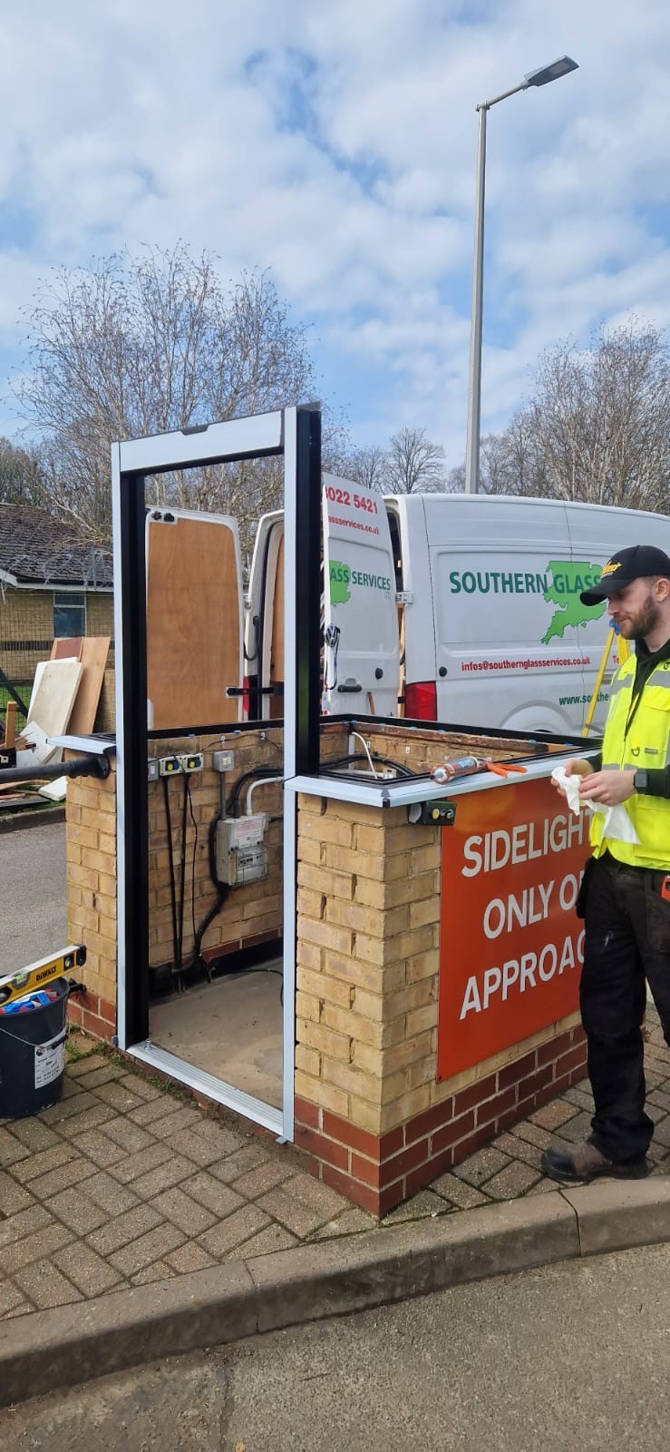 Aluminium Securty Kiosk Installation