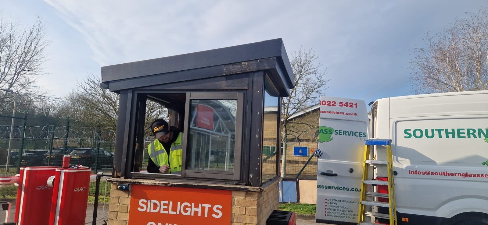 Aluminium Securty Kiosk Installation